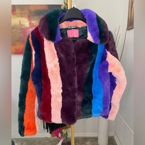 Multi color - Faux Fur Jacket